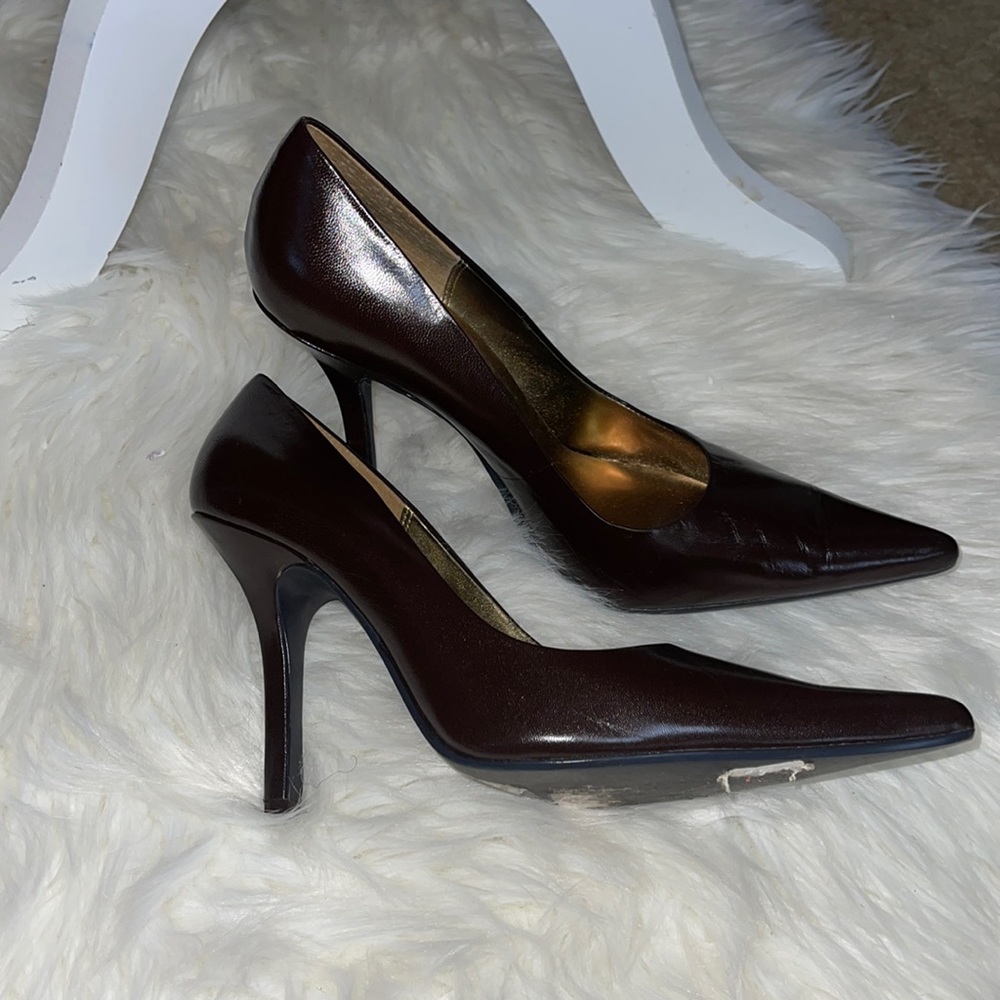 Chinese laundry chocolate brown pumps